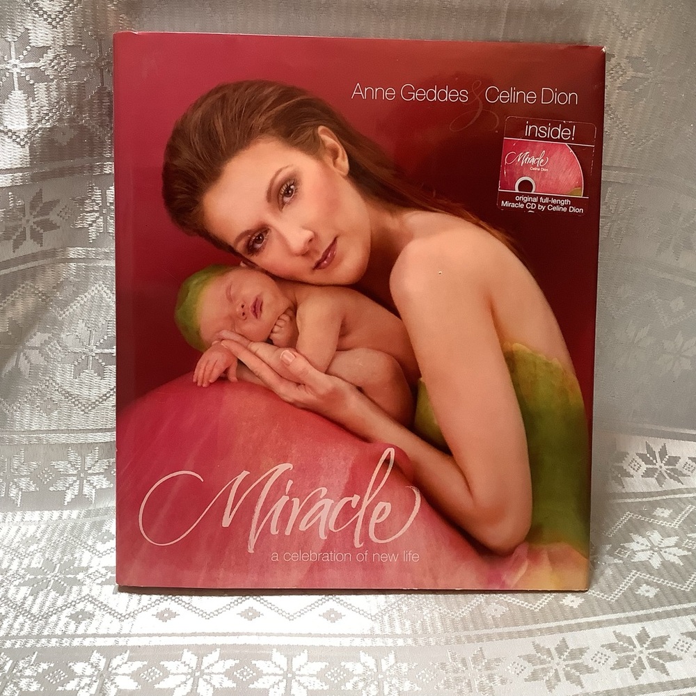 Celine Dion Book Anne Geddes Miracle CD and DVD